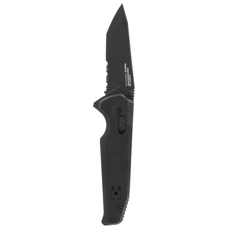 SOG Vision XR Black Partially Serrated SOG-12-57-02-57